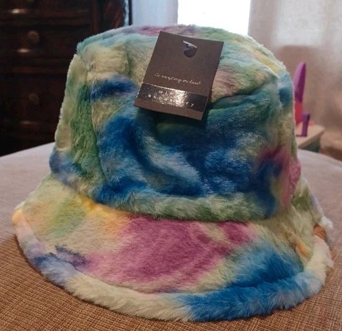 Tye Dye Multi Color All Gender Bucket Hat One Size Fits Most NWT