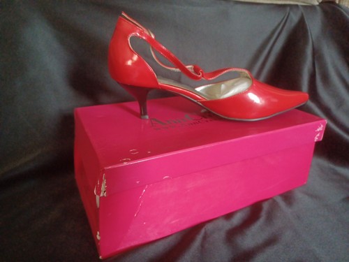 Ann Creek T Strap Pointed Toe Red 9.5 Heel - photo 2