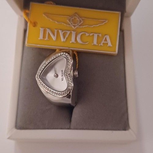 Invicta Women's Mini Angel Ring Watch Stainless Steel Case, Silv - photo 2