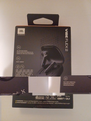 JBL Vibe Flex 2 Black Wireless Bluetooth New In Box - photo 3