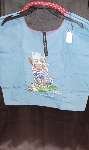 Do Everything In Love Cat Painter Tote Bag NWT