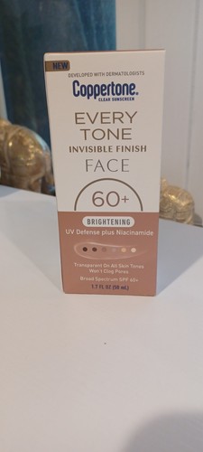 Coppertone Every Tone Invisible Finish Sunscreen 2oz SPF 60+