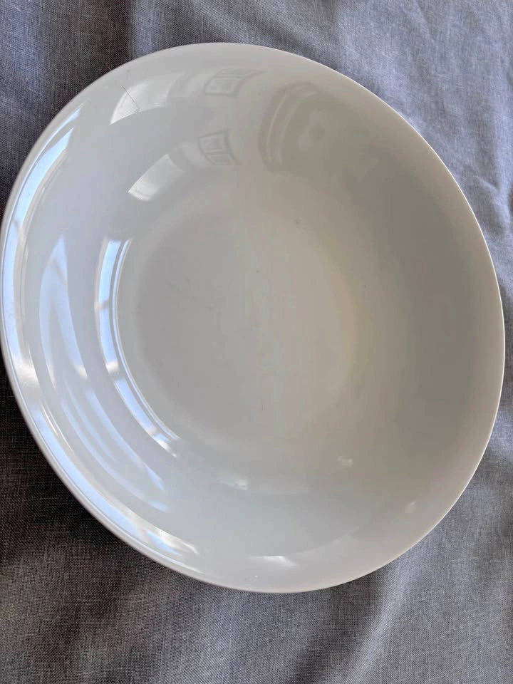 White Ceramic Serving Bowl