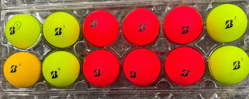 Golf Balls - Coloured Bridge e12