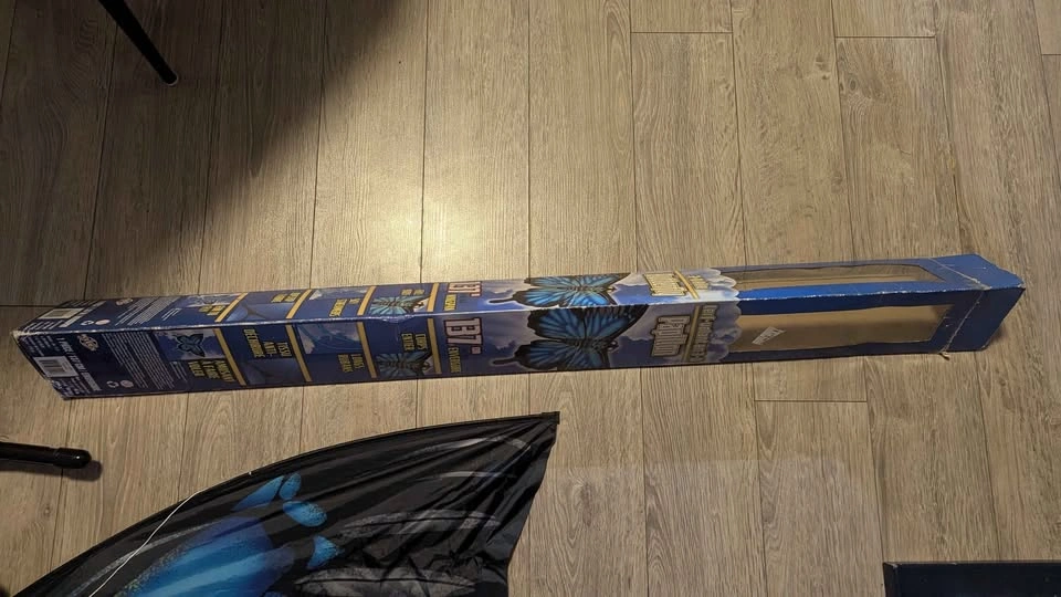 3D Blue Butterfly Kite (54" / 137 cm Wingspan) with Handle & Box - photo 2