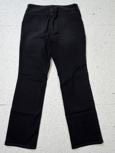 NYDJ Lift Tuck Jeans Women's Size 12 Black Slim Bootcut - photo 2