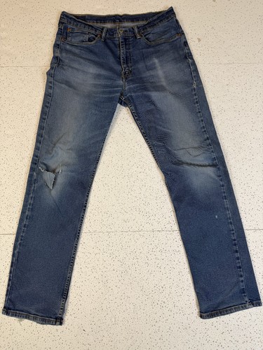 Levi's 514 Straight Fit Jeans Mens 34x34 Medium Wash