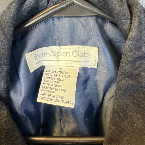 Paris Sport Club Men's M Colorblock Suede Leather Toggle Jacket - photo 4