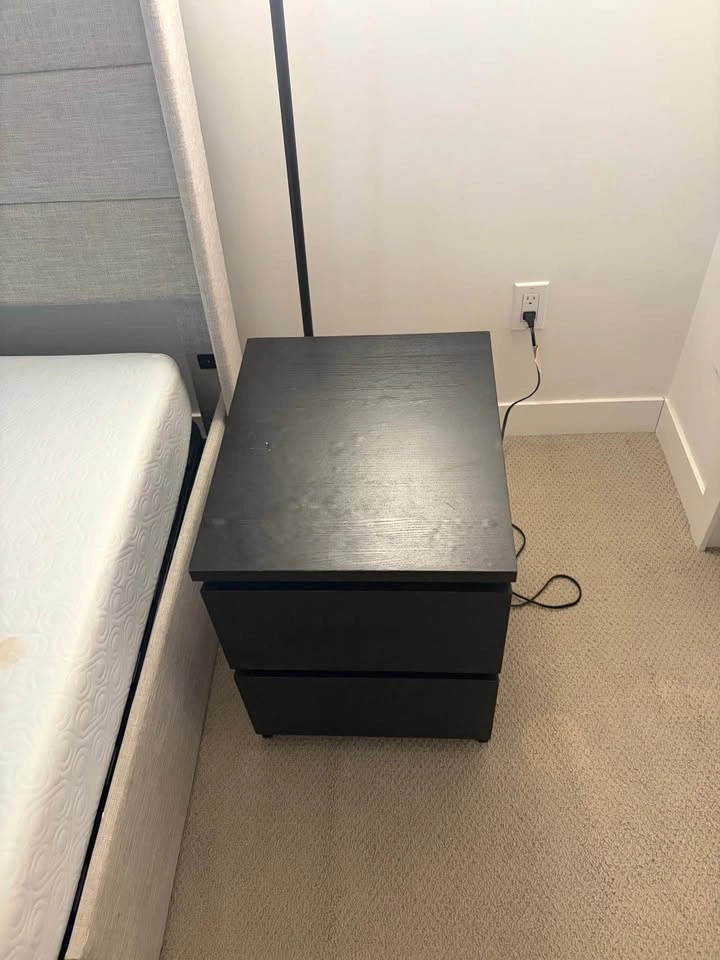 Queen Storage Bed + Mattress + Bedroom Furniture Set – $400 - photo 2