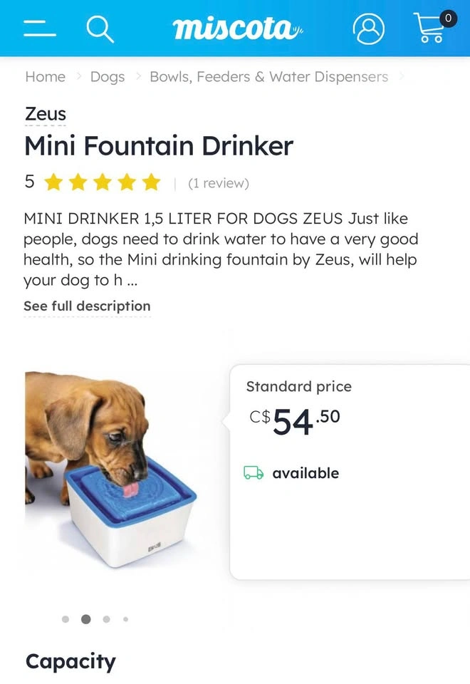 Zues Pet Water Fountain - photo 3