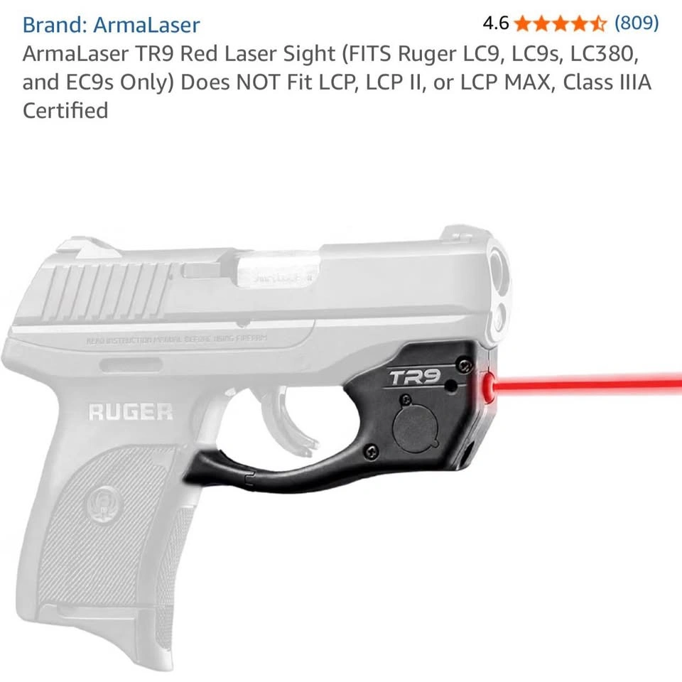 ArmaLaser TR9 Red Laser Sight – Brand New & Factory Sealed