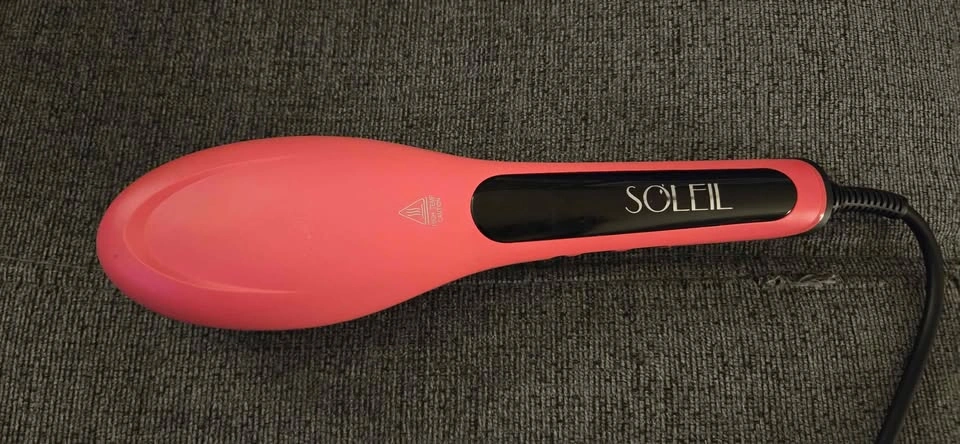 Soleil hair straightening brush