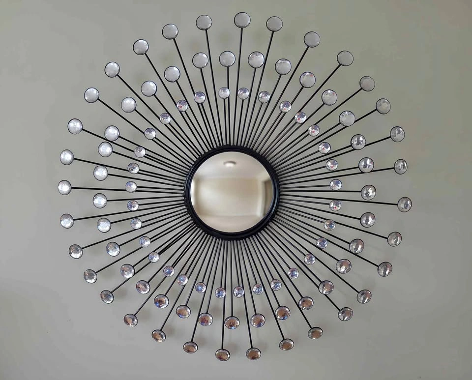 Sunburst Convex Mirror (Starburst Wall Art)