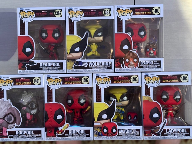 Funko Pop Deadpool & Wolverine Collection