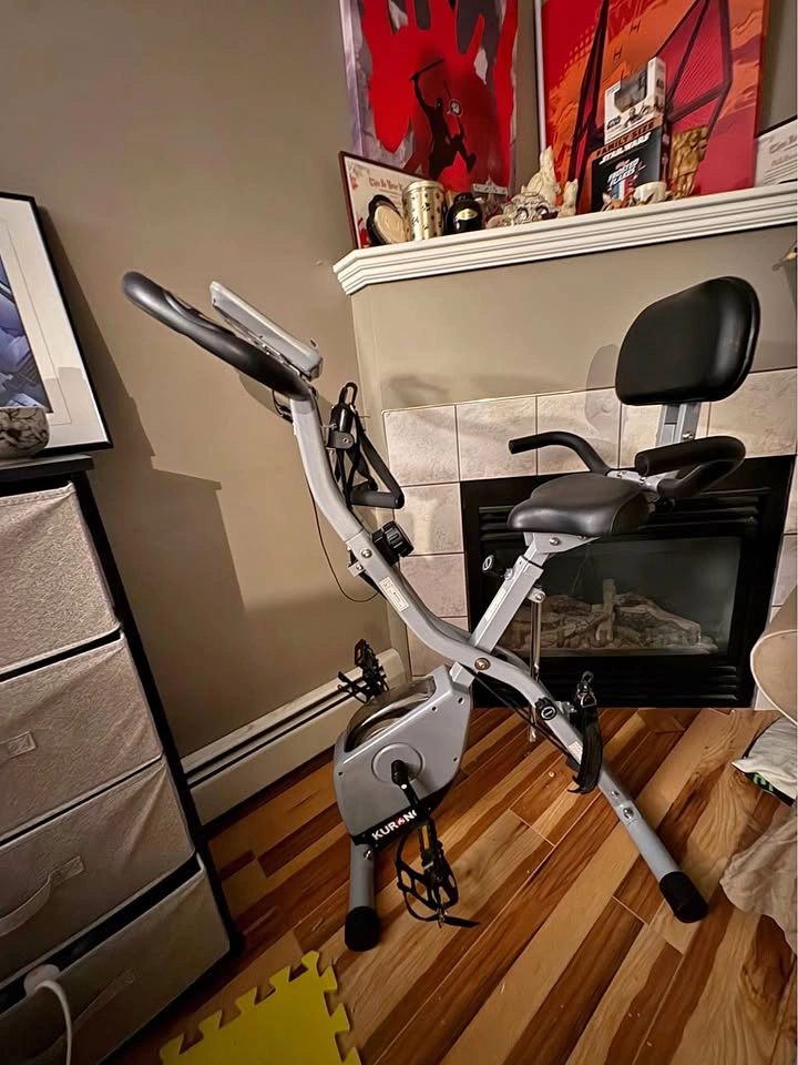 KURONO Folding Exercise Bike