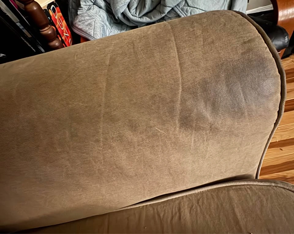 IKEA beige couch with machine washable cover - photo 2