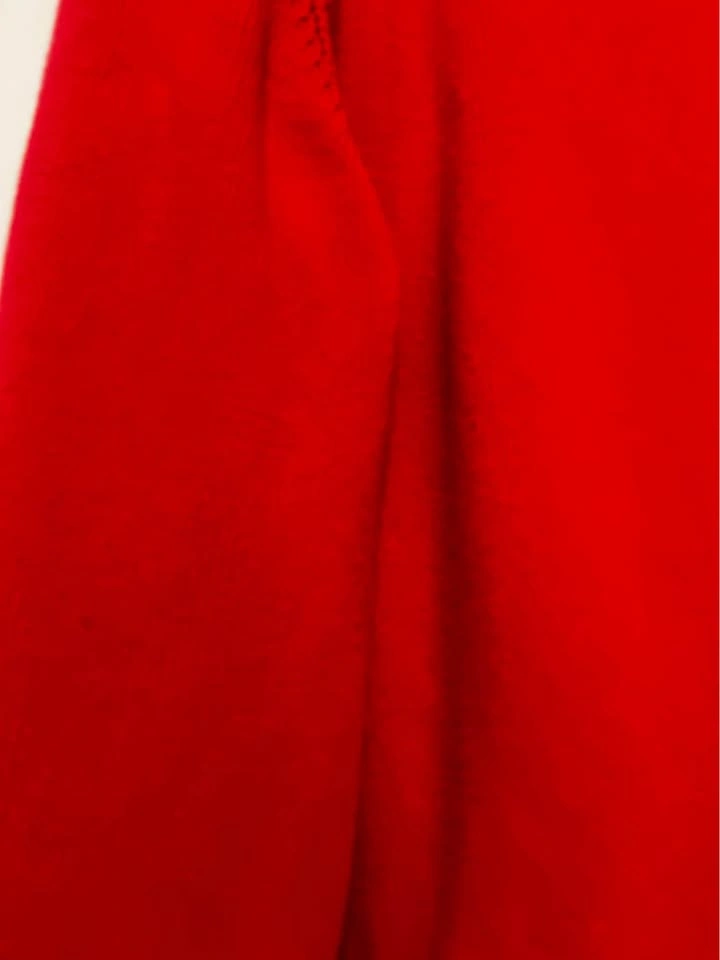 Red Raglan Sleeve Knit Sweater 100% cotton size: S or M - photo 2