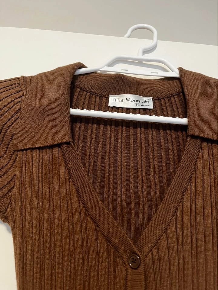 Little Mountain Ribbed Knit Cardigan Dress - photo 2