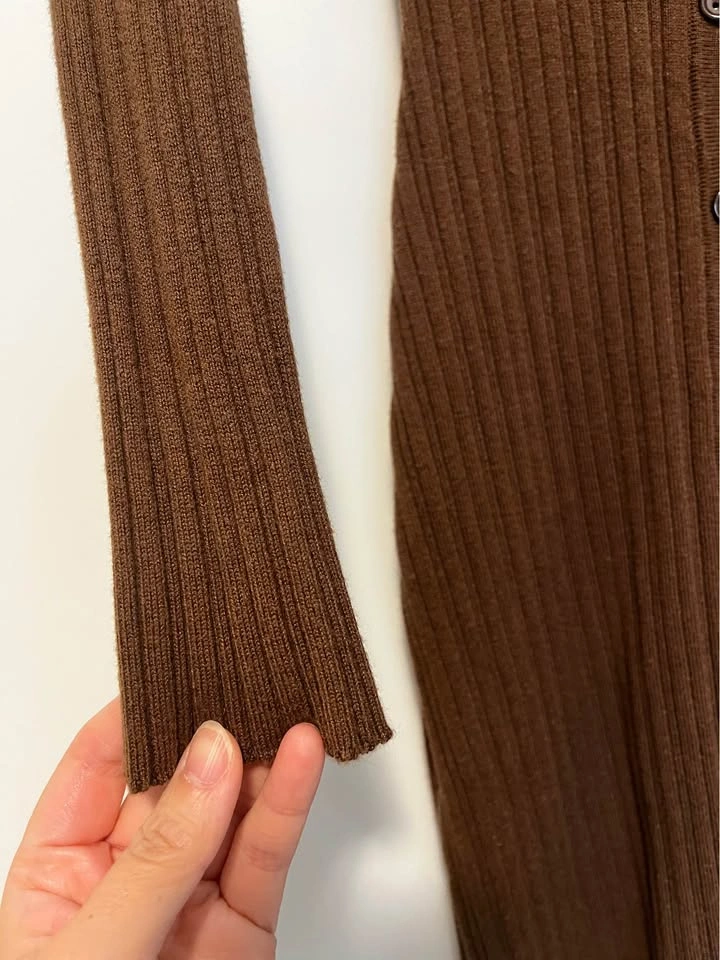 Little Mountain Ribbed Knit Cardigan Dress - photo 4