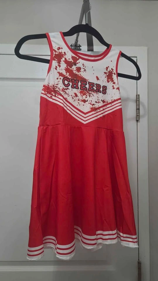 Zombie Cheerleader Halloween Costume Set - photo 4