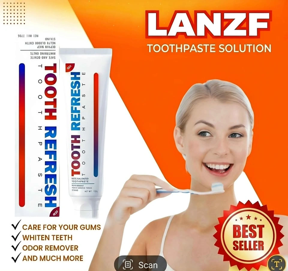 Lanzf Tooth Refresh Whitening Toothpaste. 2 for $10.