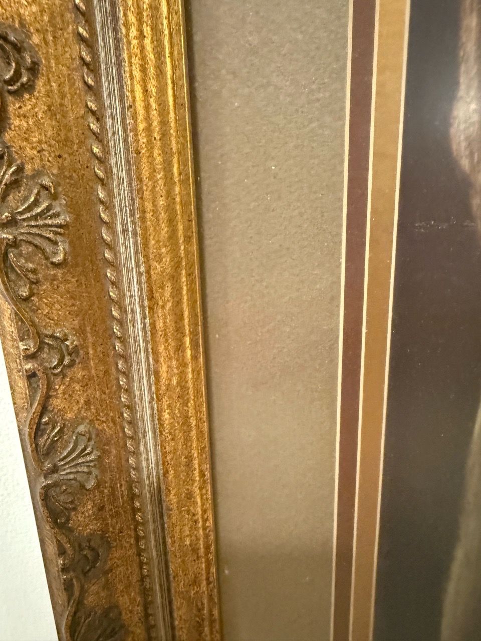 Custom Framed “Veil of Veronica”, Religious Art Print of Christ - photo 2