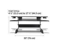 Varidesk Pro Plus 36 - 2 tier standing desk - photo 4