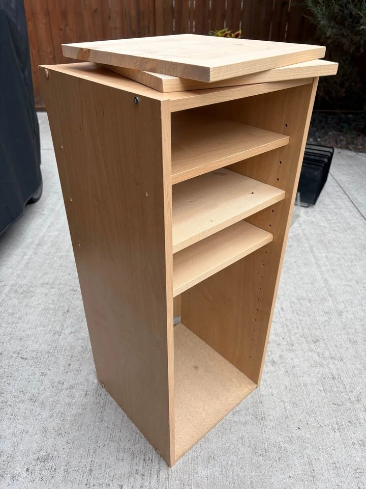 Small Wood Laminate Shelving Unit handyman special - photo 2