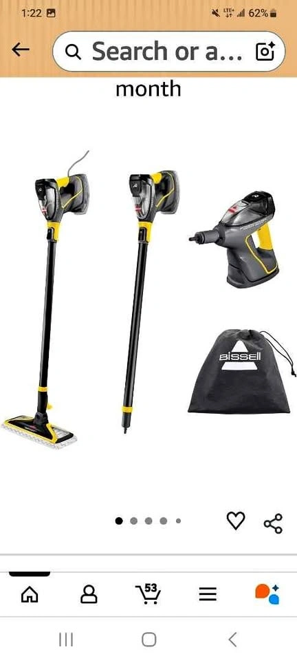 Bissell heavy duty steamer