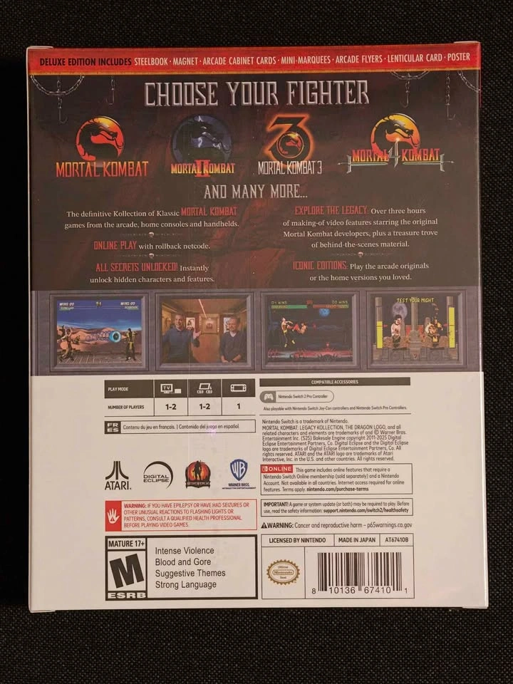 Mortal Kombat Legacy Kollection Deluxe Edition | Nintendo Switch - photo 2