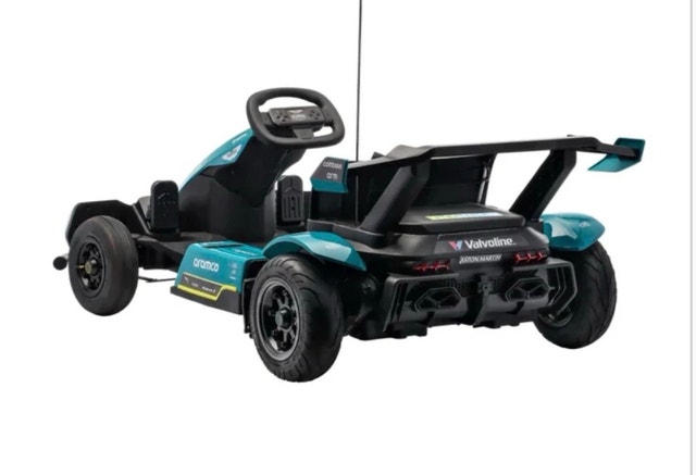 Aston Martin Aramco Boss F1 Ride-On Electric Go-Kart Racing Car - photo 3