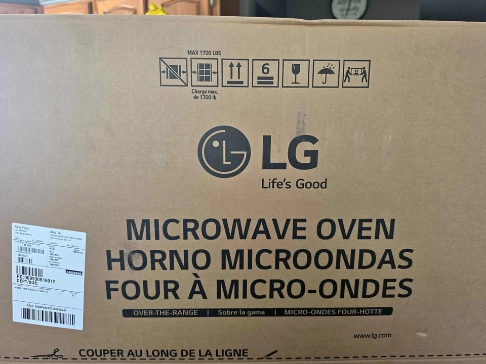 LG Range Microwave BNIB