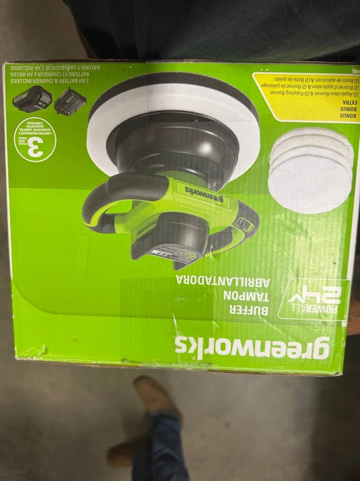 Greenworks cordless buffer - photo 2