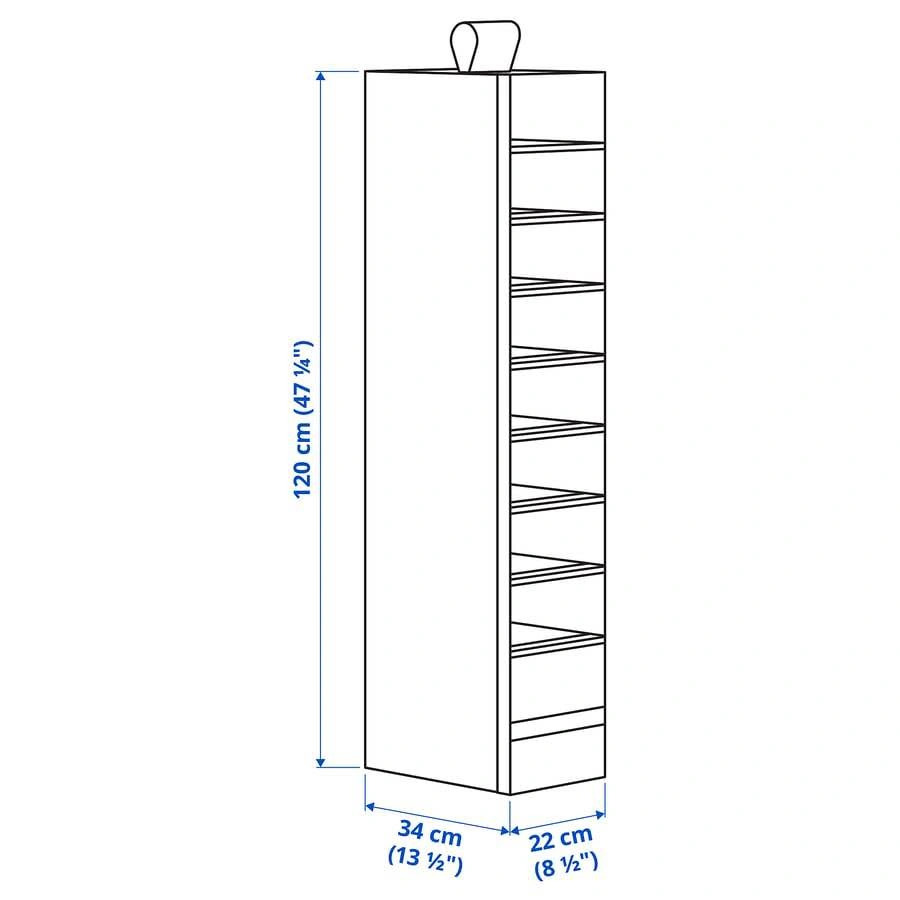 IKEA SKUBB Hanging Closet Organizer – 9 Compartments - photo 3