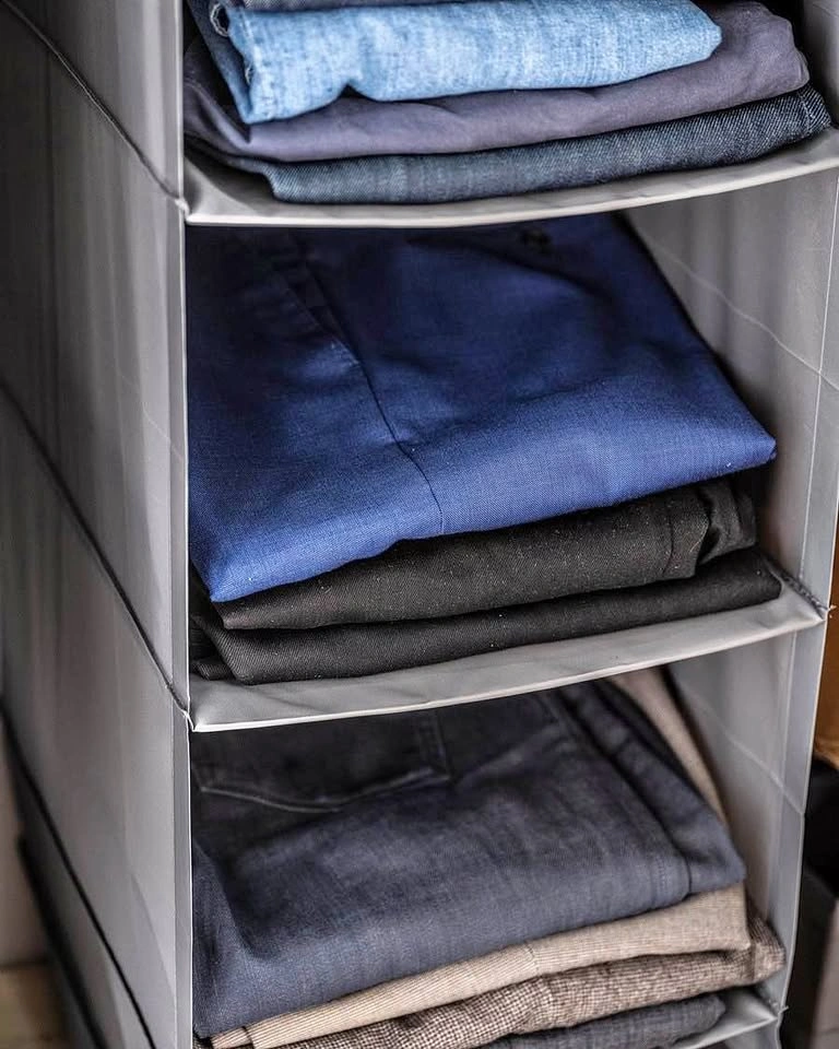 Ikea Hanging Closet Clothing Organizer – 6 Shelves