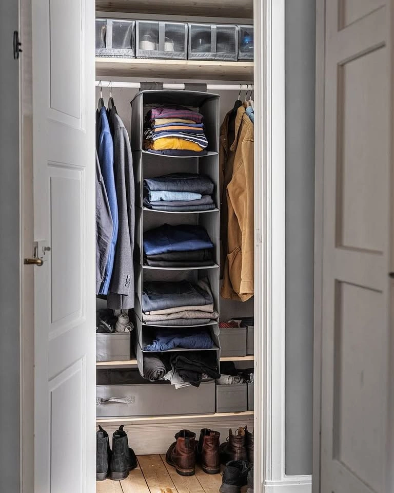 Ikea Hanging Closet Clothing Organizer – 6 Shelves - photo 3