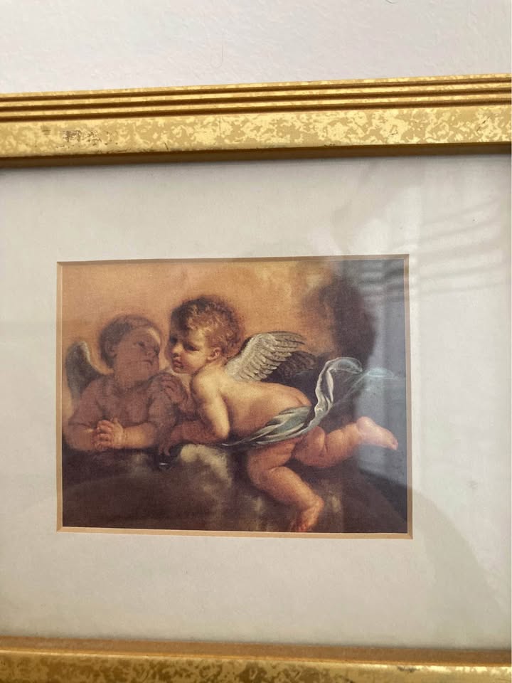 2 Small Framed cherub/angel imagery - photo 3
