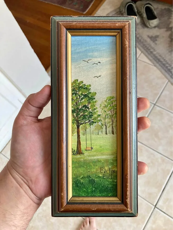 Small framed park scene thumbnail