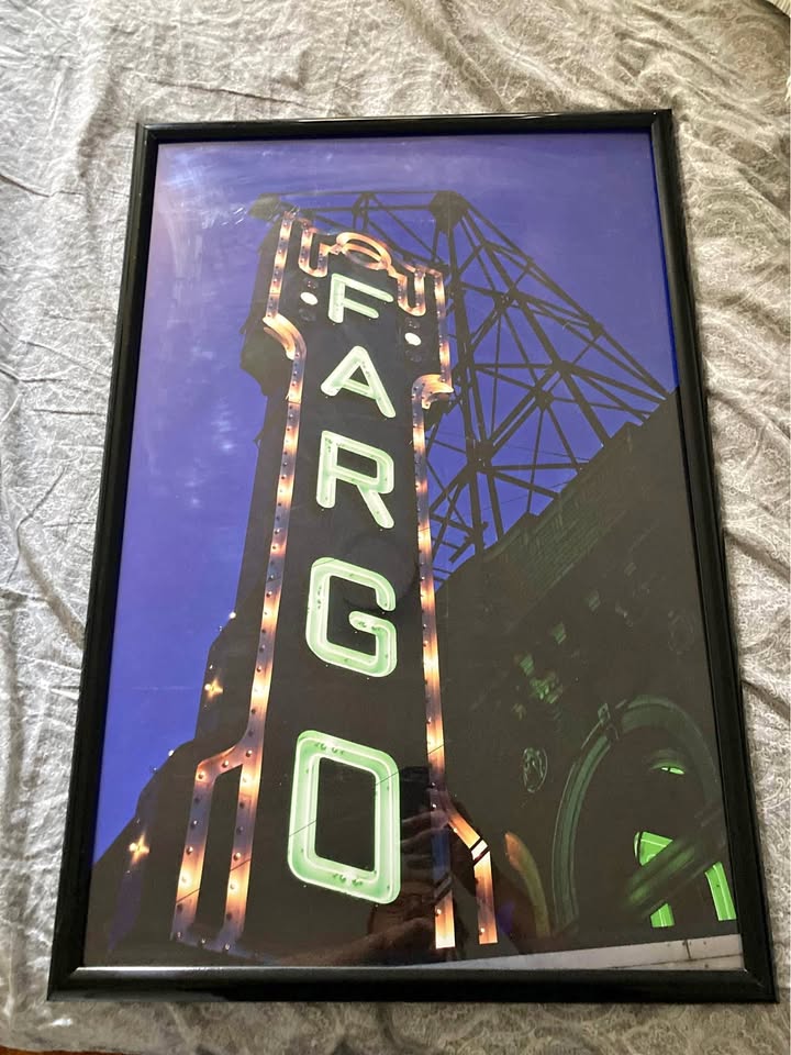 Framed Fargo Theatre Poster
