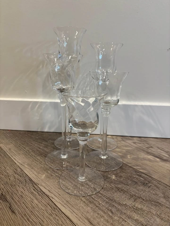Glass votive holder set - photo 2