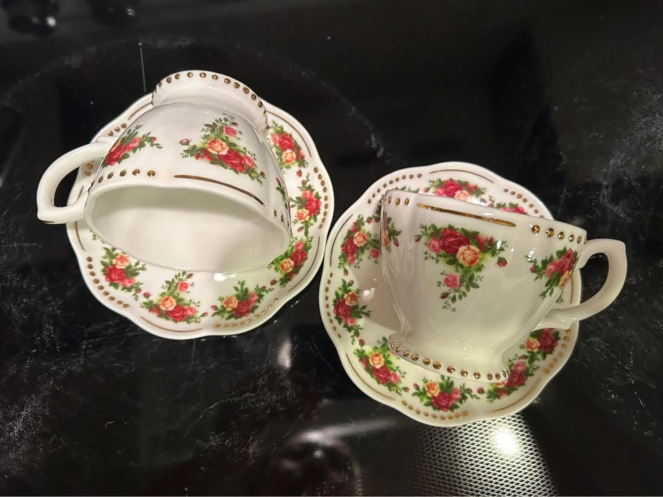 Royal Albert Old Country Roses with Golden Pearl Cup & Saucer - photo 3