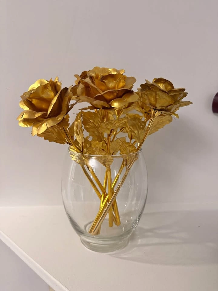 24K Plated Roses