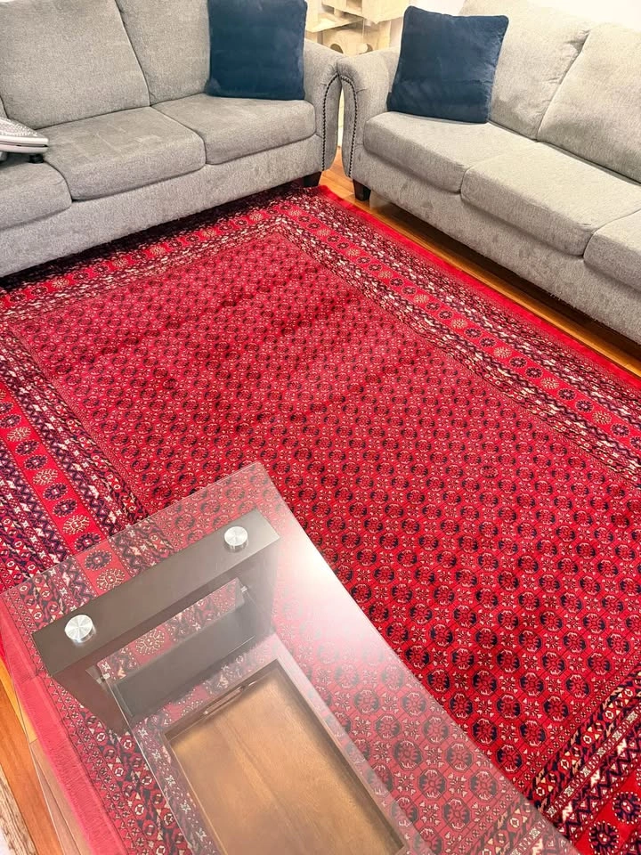 Red Persian Style Area Rug