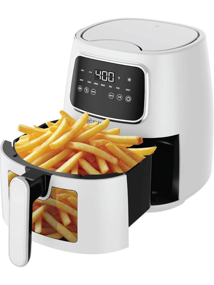Kitchen Elite 5.5 Qt Digital Air Fryer, White - photo 2