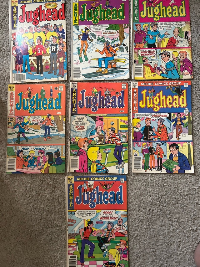 Vintage Lot of 7 Archie Comics - Jughead Series