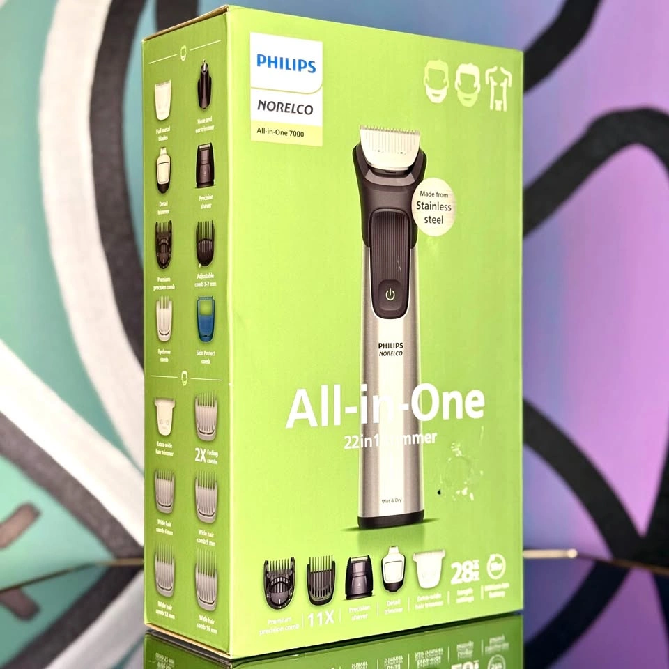 Philips Norelco All-in-One 7000 22-in-1 Trimmer – Wet & Dry