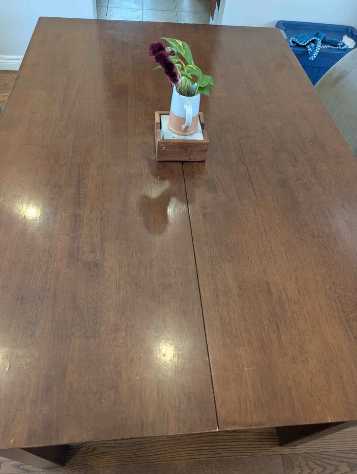 Wooden Dining Table with 4 Chairs - photo 2