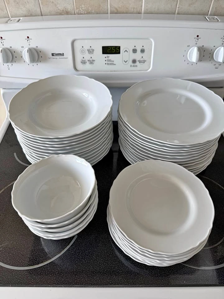 Ikea Upplaga Porcelain Plate set