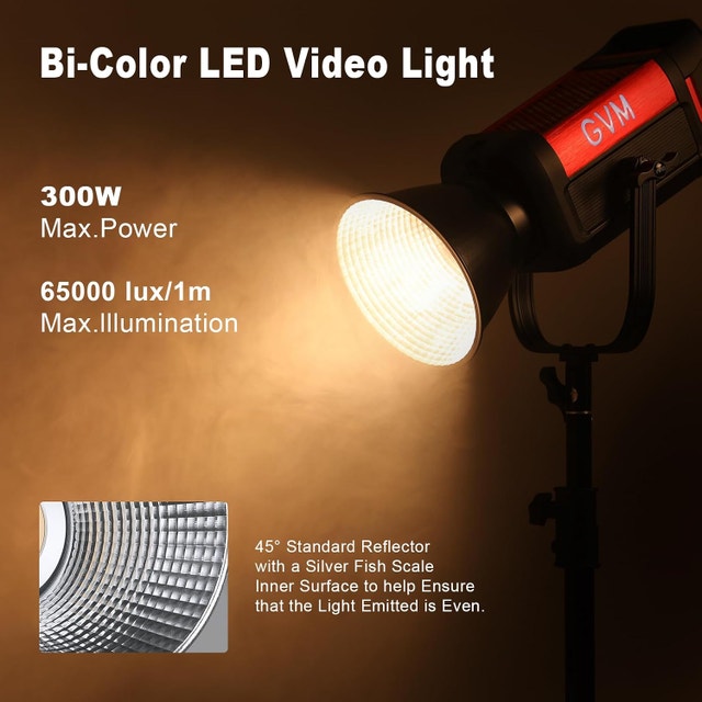 GVM 300W LED Video Light Kit - photo 2