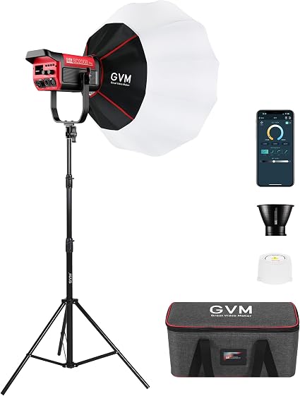 GVM SD200B 200W LED Video Light Kit